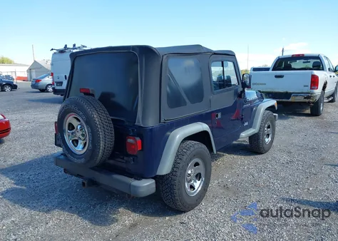 2002 Jeep Wrangler X from USA, damaged, VIN 1J4FA39S82P767371